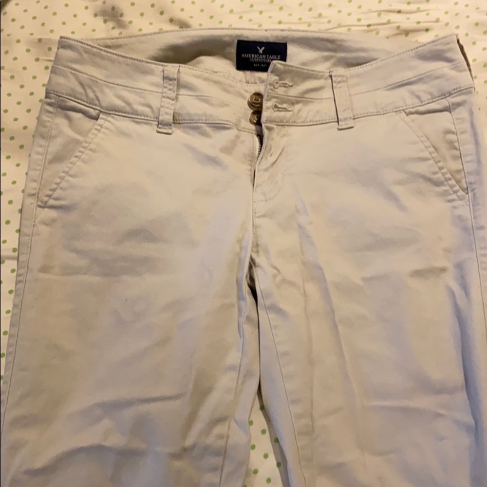 AEO skinny khakis